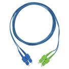 CDS - Cordão Óptico Duplex SC/APC-SC/UPC-SM Azul - 10 m