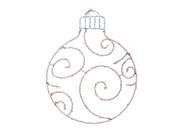 Celebrações de silhueta de janela com ornamento de LED em frente e verso