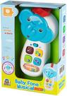 Celular Baby Fone Musical Elefante Luz E Som Braskit 6002