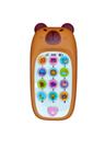 Celular Brinquedo Musical Stitch Rosa E Azul Infantil Capivara com Som e Luz