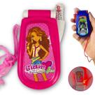Celular De Brinquedo Musical C/ Luz Botões Telefone Abre