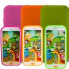 Celular Infantil Interativo Touch 3D Música luz Com Cordão