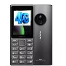 Celular Nokia 125 4G Dual Chip Para Idosos Rádio FM Preto Celular Nokia 125 4G Dual Chip Para Idosos Rádio FM Preto