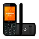 Celular Positivo P38 3G Dual Chip, Tela 2,8" QVGA, Memória Interna 128MB, Memória RAM 64MB, Bluetooth