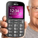 Celular Simples de Teclas Grandes para Idoso Blu Joy J012 com Botão de emergência (SOS)