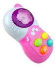 Celular Telefone De Bebê Musical Com Luz Kitstar 6m+ Rosa