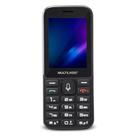 Celulares Multilaser ZAPP II 2,4 Pol, Conexão 3G 512MB, Preto, KaiOS, Face, Whats - P9161