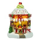 Cenário de natal sorveteria c/ led - 15cm