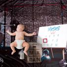Cenário Mesversário Baby Fitness Alce