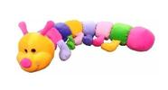 Centopeia Kaká De Pelúcia Rosa 103 Cm Antialérgica