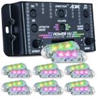 Central AJK Power VU RGB + 14 Faróis RGB AJK 6W