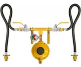 Central de gás Regulador De Gás Aliança 12kg/h P/ 2 Botijões P45 Combinado