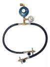 Central Gás Glp P/ 2 Botijões P13 Regulador 7kg Saída 1/2 com manometro