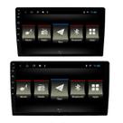 Central Multimídia 2 Din 9 polegadas Android 10 MP5 com Espelhamento Android e iOS Bluetooth USB FM JR8
