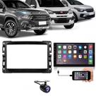 Central Multimídia 2 Din Mp5 Fiat Mobi Câmera Moldura Tela BP