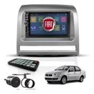 Central Multimídia 2 Din Mp5 Fiat Palio Siena Câmera Moldura