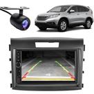 Central Multimídia 2 Din Mp5 Honda CRV Câmera Moldura PT Central Multimídia 2 Din Mp5 Honda CRV Câmera Moldura PT