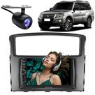 Central Multimídia 2 Din Mp5 Mitsubishi Pajero Câmera Moldura