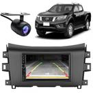 Central Multimídia 2 Din Mp5 Nissan Frontier Câmera Moldura PT