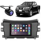 Central Multimídia 2 Din Mp5 Nissan Frontier Câmera Moldura Tela PT