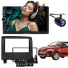 Central Multimídia 2 Din Mp5 Palio Way Câmera Moldura