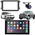 Central Multimídia 2 Din Mp5 Tiguan Câmera Moldura Tela PT Central Multimídia 2 Din Mp5 Tiguan Câmera Moldura Tela PT