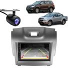 Central Multimídia 2 Din Mp5 Trailblazer Câmera Moldura Grafite