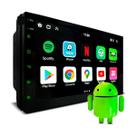 Central Multimídia 2 Din Tela 7 Polegadas Android Wifi Gps First Option 701KE Preto