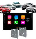 Central Multimídia 7 Polegadas MP5/BT Android Carplay + Moldura Prata Focus KA Escort Ranger F250