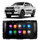 Central Multimídia 7 Polegadas MP5/BT CarPlay Android Auto + Moldura Prata Hilux 2012 a 2016 - AP669 Central Multimídia 7 Polegadas MP5/BT CarPlay Android Auto + Moldura Prata Hilux 2012 a 2016 - AP669