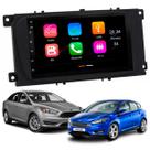 Central Multimídia 7 Polegadas MP5/BT Carplay Android Auto + Moldura Preta JAP/CHI Focus Hatch Sedan