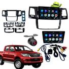 Central Multimídia 9* Hilux CarPlay Android + Câmera de Ré