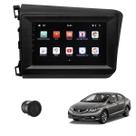 Central Multimídia 9 Pol Android Honda Civic 2012 até 2016