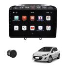 Central Multimídia 9 Pol Android Peugeot 308 G1 2007 a 2013