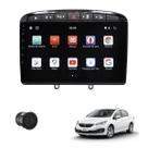 Central Multimídia 9 Pol Android Peugeot 408 G1 2010 até 2014