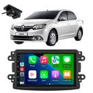 Central Multimidia Android 13.0 GPS Moldura Câmera Renault