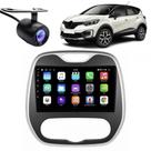 Central Multimídia Android 2 Din Renault Captur Moldura 9" Câmera Ré