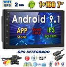 Central Multimídia Android 2 Din Universal Wifi Gps e Câmera Ré
