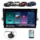 Central Multimídia Android 2 Din Virtus Moldura 9" Câmera Ré PT Fosco