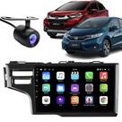 Central Multimídia Android 2 Din WR-V Moldura 9" Câmera Ré BP