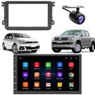 Central Multimidia Android Auto Amarok Moldura + Câm