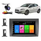 Central Multimidia Android Auto Fiat Bravo Moldura + Câm Preto Central Multimidia Android Auto Fiat Bravo Moldura + Câm Preto