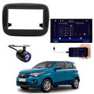 Central Multimidia Android Auto Fiat Mobi Moldura + Câm Preto