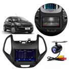 Central Multimidia Android Auto Ford KA Moldura + Câm Preto Central Multimidia Android Auto Ford KA Moldura + Câm Preto
