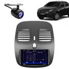 Central Multimidia Android Auto Grand Siena Moldura + Câm Preto Fosco