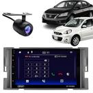 Central Multimidia Android Auto Nissan Sentra Moldura + Câm Preto