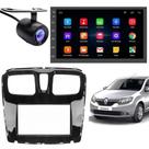 Central Multimidia Android Auto Renault Sandero Moldura + Câm BP