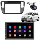 Central Multimidia Android Auto Up Moldura + Câm Preto