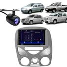 Central Multimidia Android Auto Weekend G2 Moldura + Câm Cinza