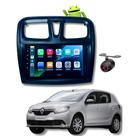 Central Multimídia Android CarPlay 9''Polegadas Com Moldura e Câmera de Ré